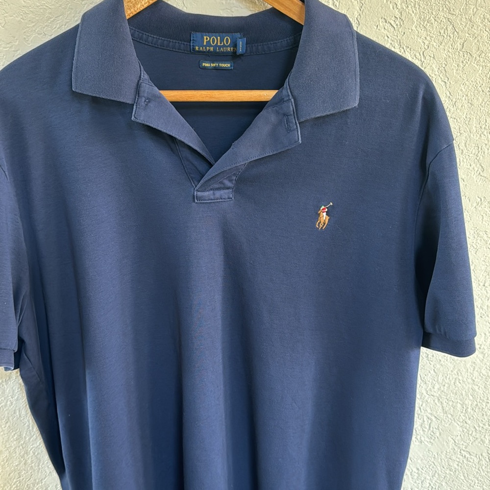 Ralph Lauren Blue Label Navy Polo Shirt Size XL - Picture 4 of 5